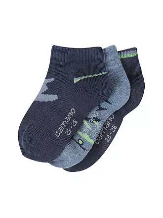 CAMANO | Jungen Sneakersocken 3er Pkg denim melange | 